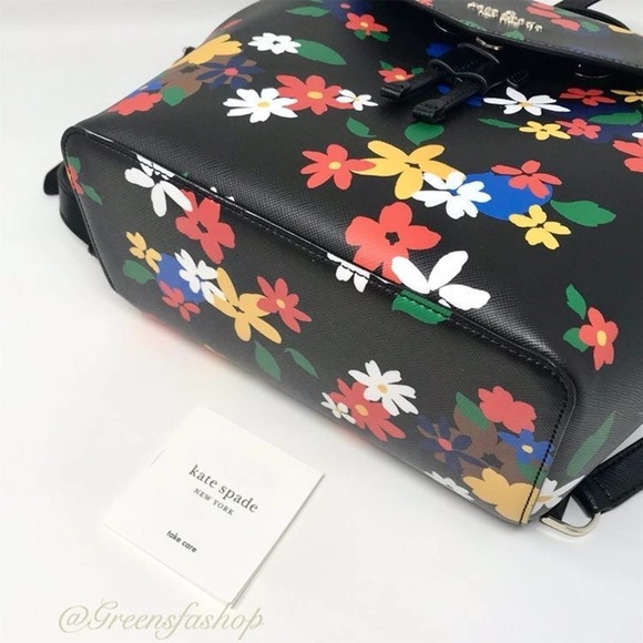 New Kate Spade Lizzie Floral backpack & wallet - Picture 6 of 12